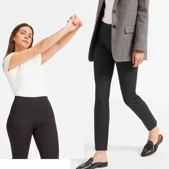 [NWT] Everlane - The Work Pant Side-Zip Ponte (Regular) | Slate Gray | Size 14 - Picture 16 of 16